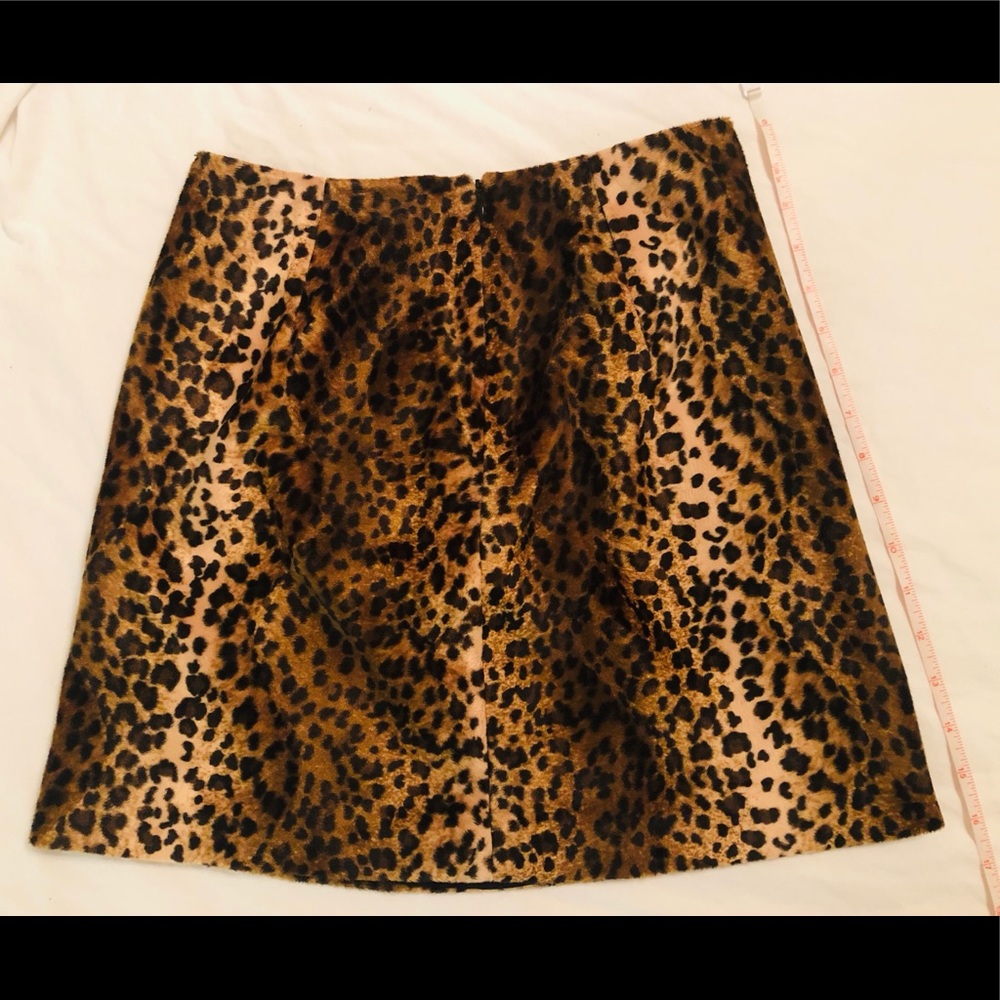 Animal Print Mini Skirt
